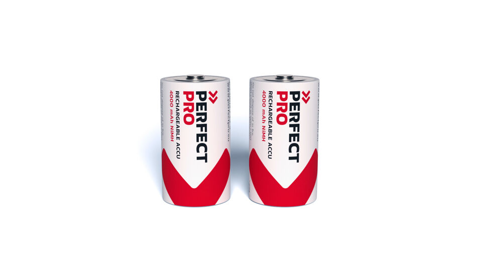 Product afbeelding PerfectPro batterijset NiMH 2x C  B-C2