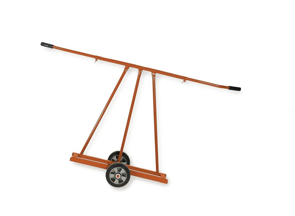 Product afbeelding Platenkar oranje met 2 wielen 900 kg