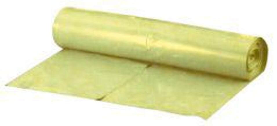Product afbeelding Afvalzak 70 ltr geel ca. 38 my rol a 25 stuks