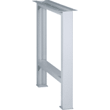 Werkbankpoten Joch      800mm Ral 7035