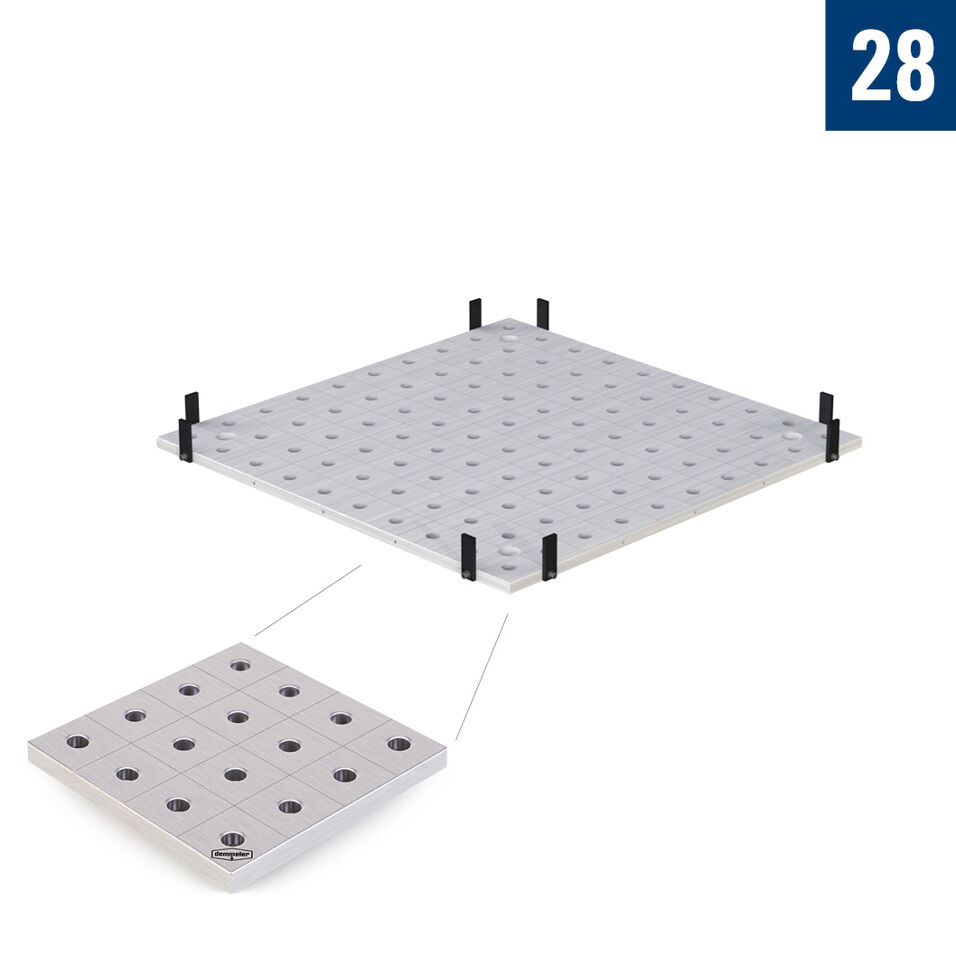Product afbeelding Demmeler werkblad Hobbyline 1000x1000x 25mm