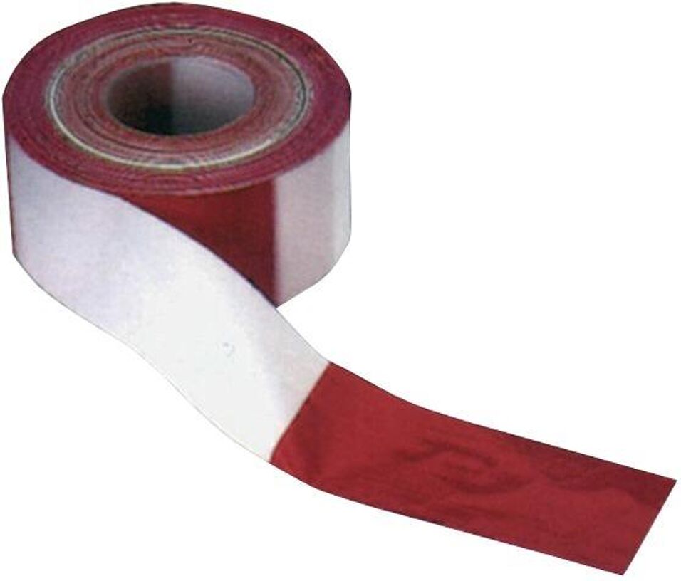 Product afbeelding Afzetlint rood/wit 80mmx100m