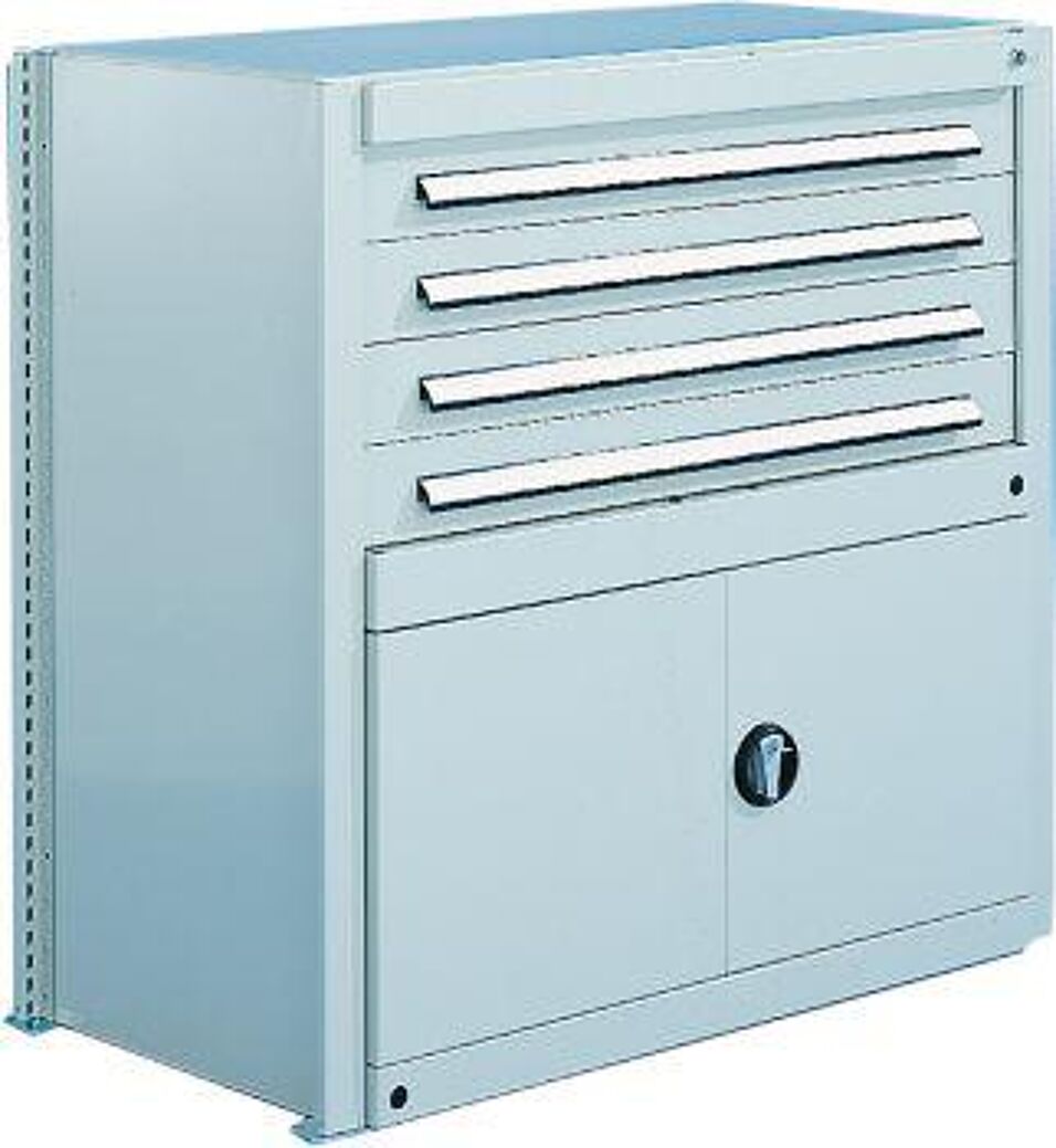 Product afbeelding CLIP voorzetdeur 1/4 cpl. RAL 7035 verschillend sl uitend