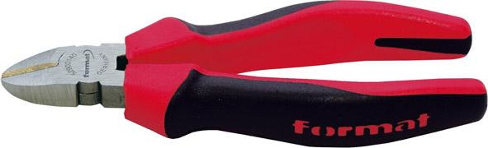 Product afbeelding Format Zijsnijtang 2-componenten-grepen Staal Gepolijst 160mm