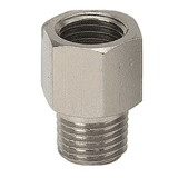 Metalwork verloopnippel A5 C 1/2 x 1"