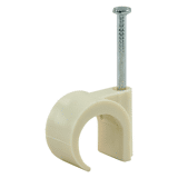 Buisclip creme    16-19mm       a 20 st.