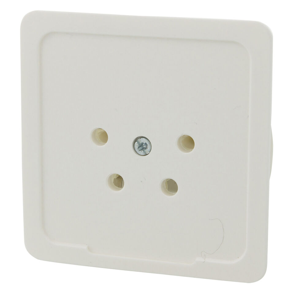 Product afbeelding Peha contactdoos polarwit inbouw telefoon