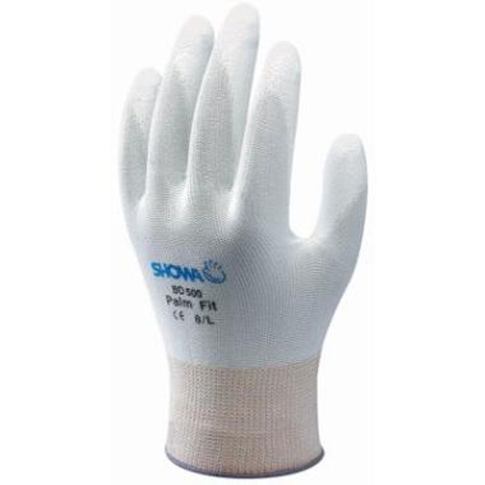 Product afbeelding Showa handschoen B0500 Wit     mt  8/  L