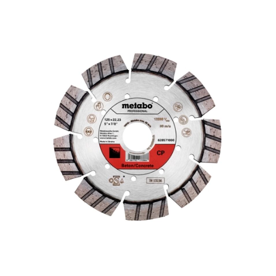 Product afbeelding Metabo diamantslijpschijf CP    125 x22,23