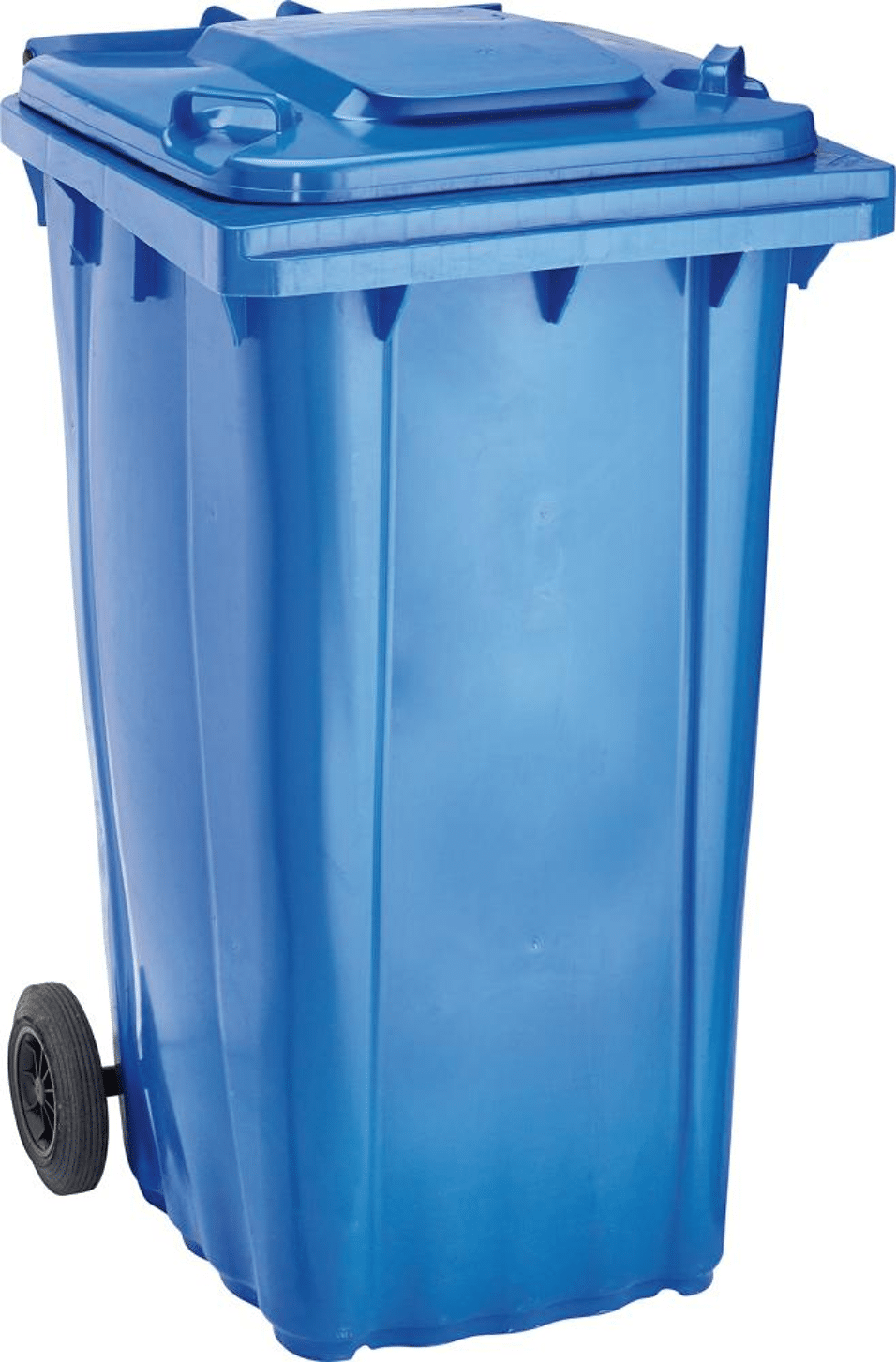 Product afbeelding Grote afvalbak kunststof 240 liter, blauw