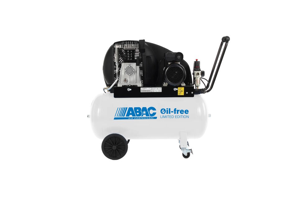 Product afbeelding ABAC Compressor EXP A29B-0 90 CM3 WHITE Limited Edition