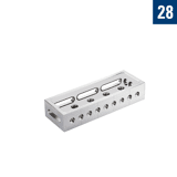 Demmeler afstandsbalk c-vorm L 500 rechts