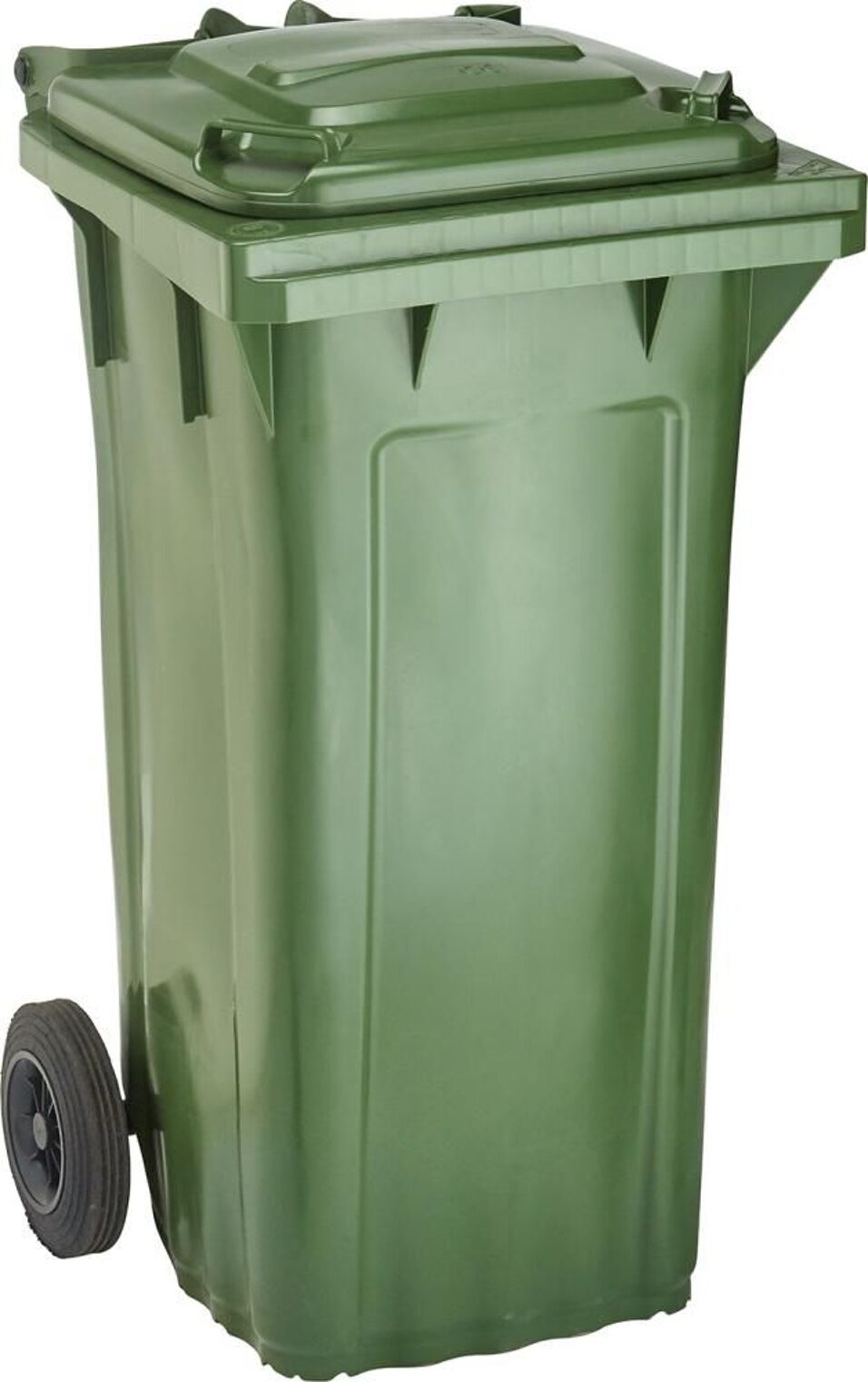 Product afbeelding Grote afvalbak kunststof 120 liter, groen