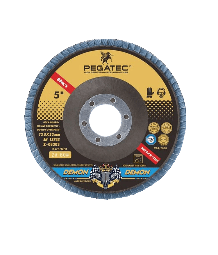 Pegatec lamellenschijf conisch DEMON 125 K-40