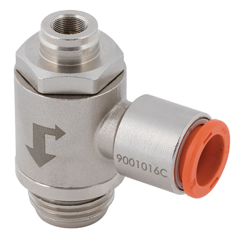 Product afbeelding Metal Work snelheidsregelventiel MRF-N-M-C handbed. 8 mm x 1/8"