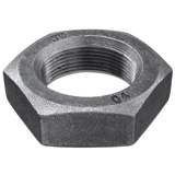 Lage zeskantmoer MF DIN 439 B Staal 4.0 - M12x1.5 mm