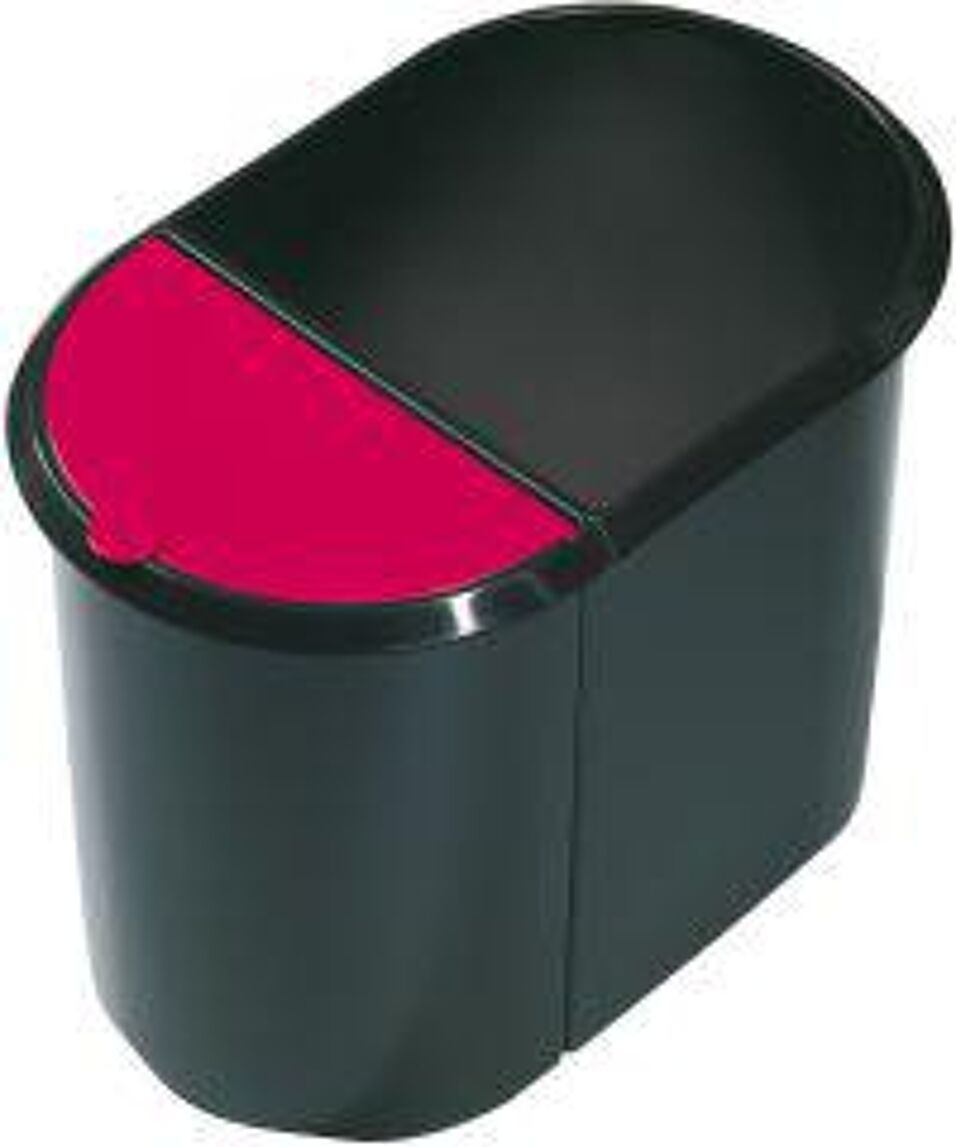 Product afbeelding Papierbak Duo-System zwart/rood