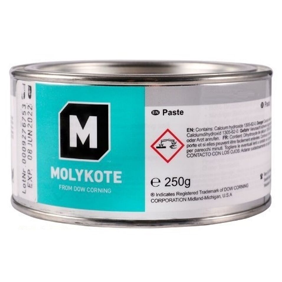 Product afbeelding Molykote Vetpasta DX Wit blik 250 g