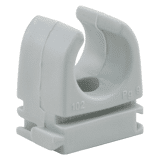 Klembeugel PVC grijs 5/8        a 20 st.