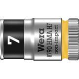 Wera Dopsleutel lang 6-kant 1/4"     7mm