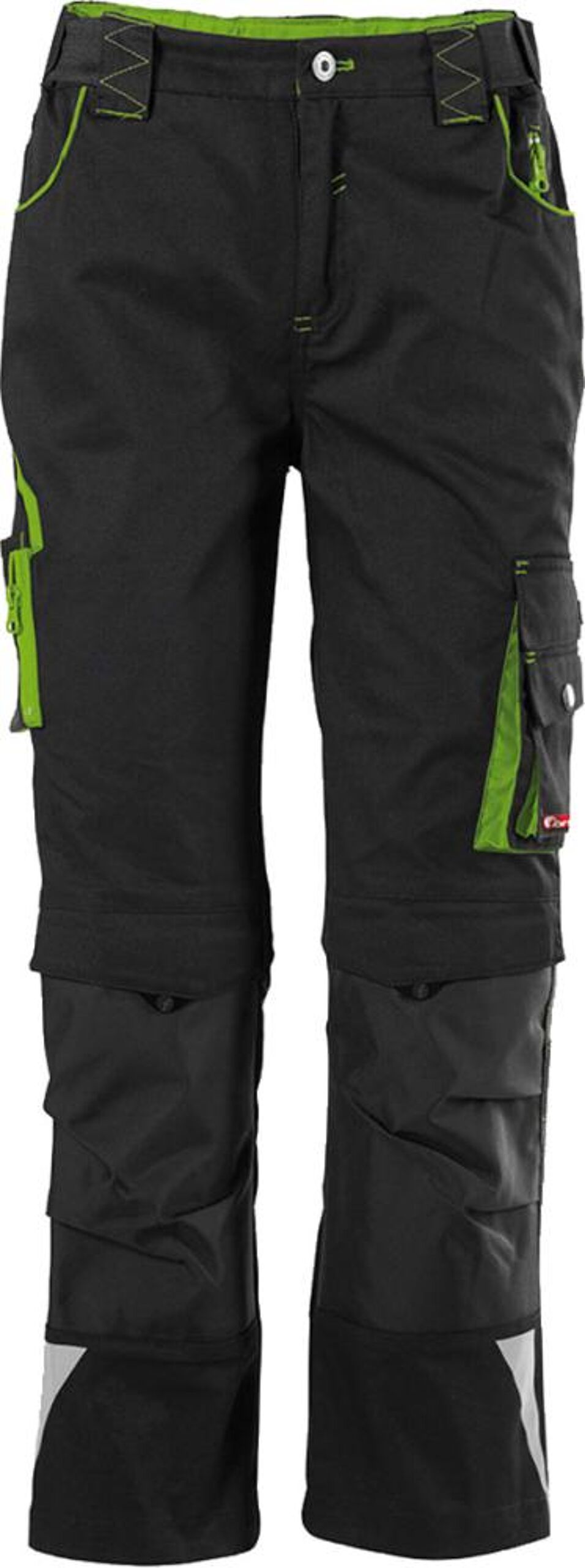 Product afbeelding Fortis broek 24 zwart/groen maat 98-104