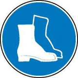 Sticker vh-schoenen verplicht      200mm