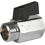 Mega Mini kogelkraan messing 3/4" binnendraad x buitendraad 15 bar type 405