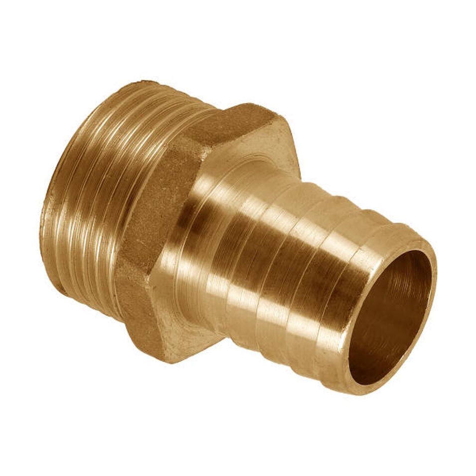 Product afbeelding Messing slangtule buitendraad     1 x 25