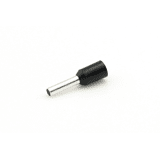 Eindverbinder French zwart 1.5mm CET015-100
