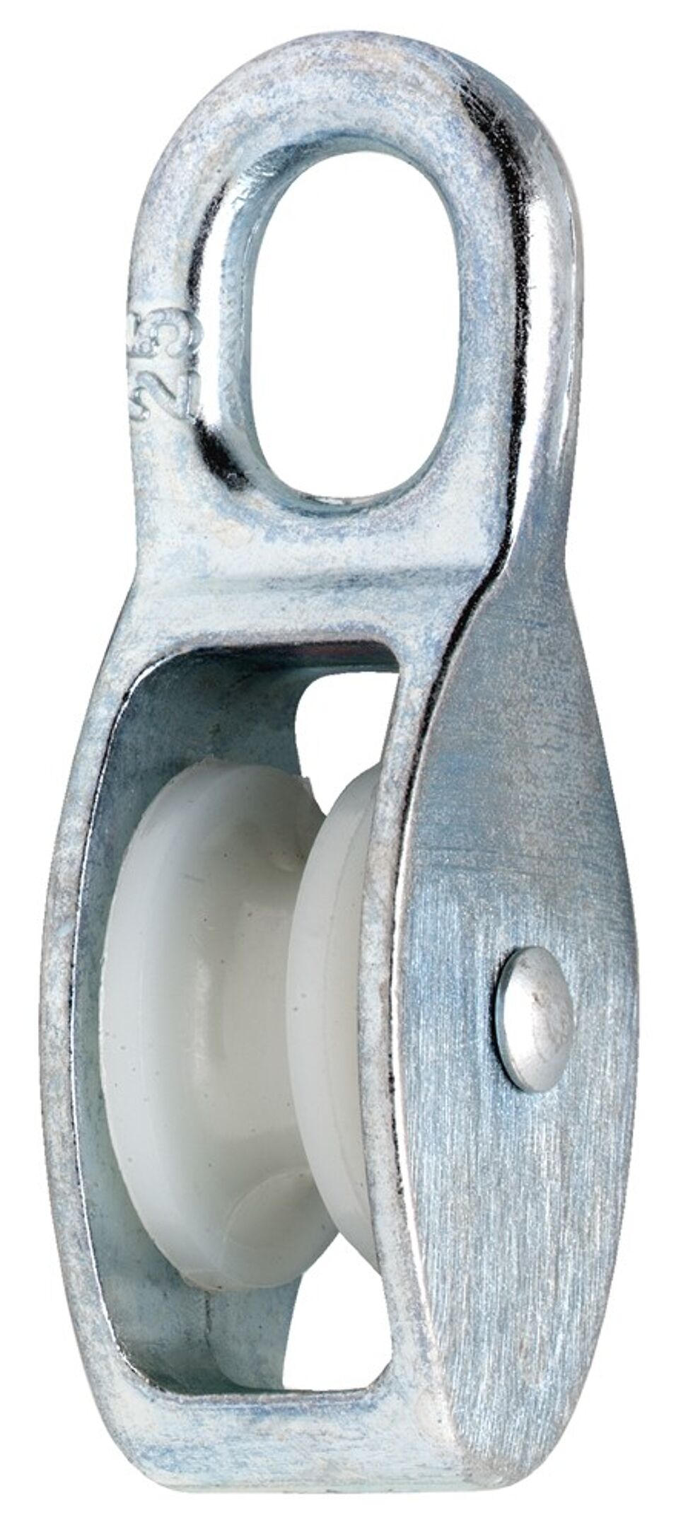 Product afbeelding Katrol verzinkt met nylon wiel 5x 15mm