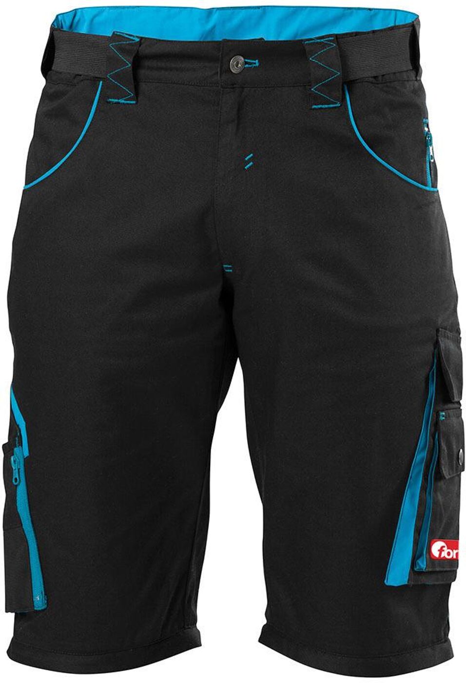 Product afbeelding Fortis bermuda 24 zwart/blauw maat 54