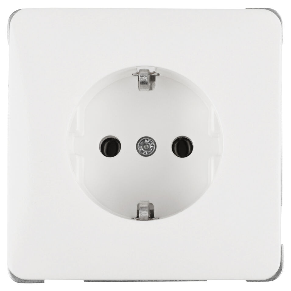 Product afbeelding Peha contactdoos polarwit inbouw 1-voudig