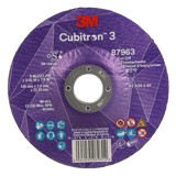 3M Cubitron 3 doorslijpschijf, 87338, 36+, T42, 125 mm x 3 mm x 22,23 mm