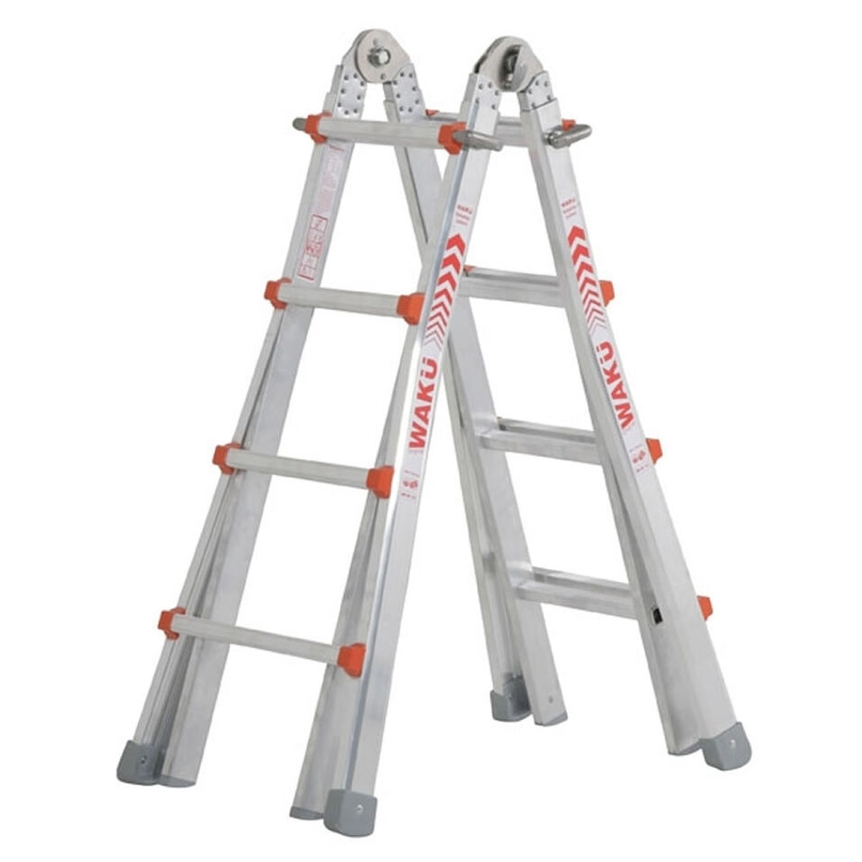 Product afbeelding Waku telescoopladder 4 x 3 treden