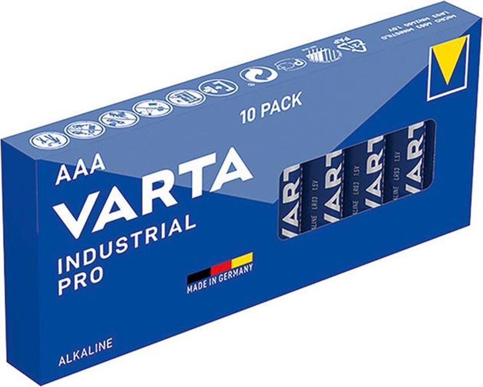 Product afbeelding Batterij Industrial PRO AAA doos à 700 stuks VARTA 