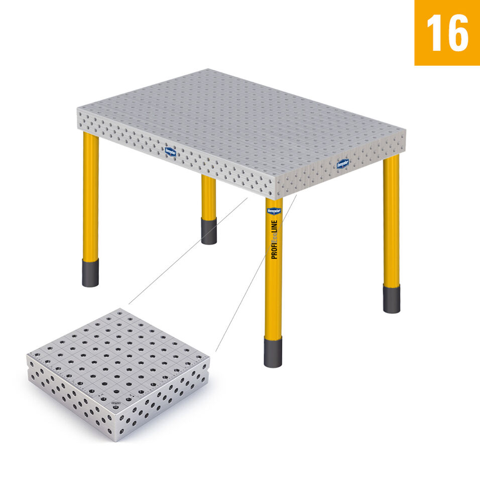 Product afbeelding Demmeler opspantafel PE 1200x 800x850 mm