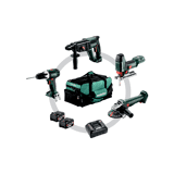 Metabo accu comboset combo Set 4.1.4 18V: BS 18 LT+ KH 18 LTX 24 +W 18 L 9-125 +STA 18 LTX 100