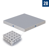 Demmeler opspantafel PE 2000x2000x200 mm