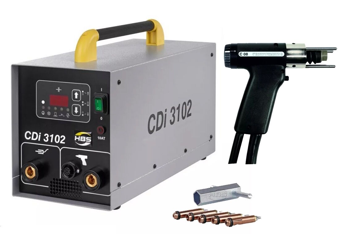 HBS stiftlasmachine CDI 3102 met laspistool C08