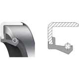 Oliekeerring WA NBR 70 B10 10x19x7mm