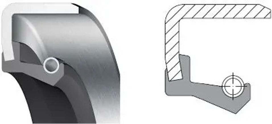 Product afbeelding Oliekeerring WA NBR 70 B10 10x19x7mm