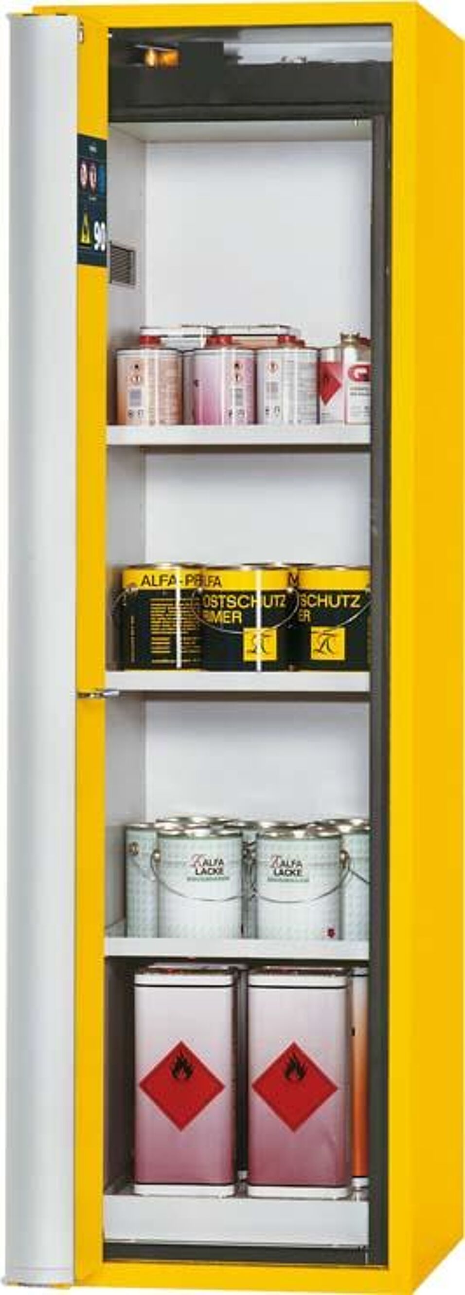Product afbeelding Veiligheidskast 1 vouwdeur         grijs