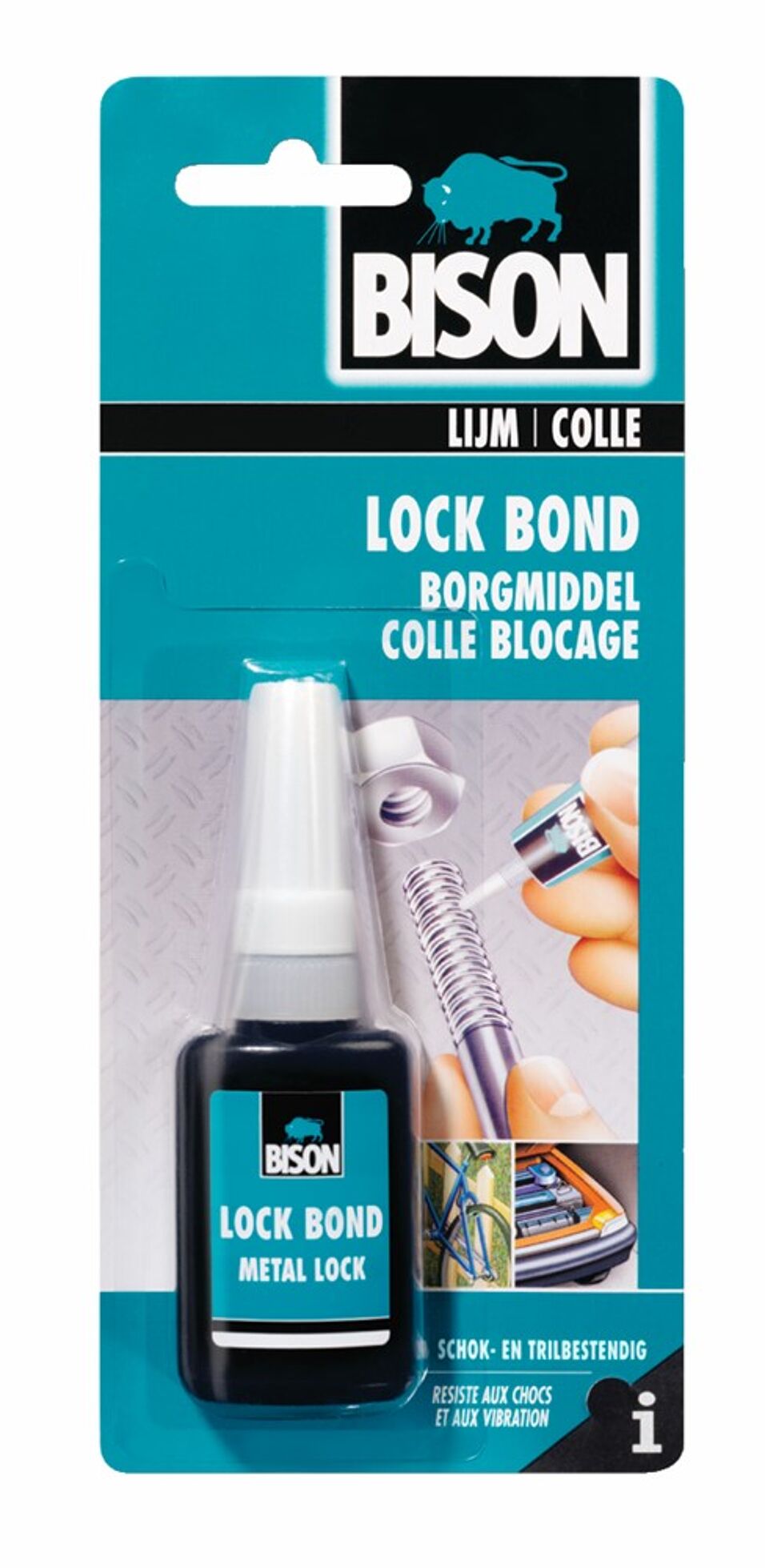 Product afbeelding Bison Lock-Bond schroefborging 10 ml
