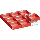 Inzetbakjes 150x150 FH 50/9bakjes