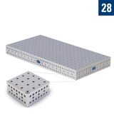 Demmeler opspantafel PE 2000x1000x200 mm