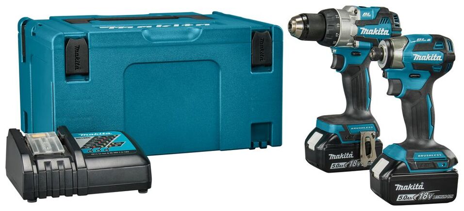 Product afbeelding Makita combiset voor boor- en (slag)schroefklussen DLX2527TJ