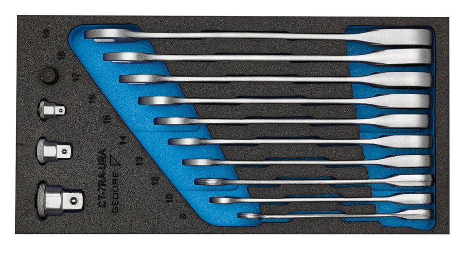 Product afbeelding Gedore Ringratel-steeksleutelset in CT module 1500 CT1-7 RA