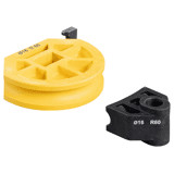 Rems buigblok+glijstuk 16mm r60