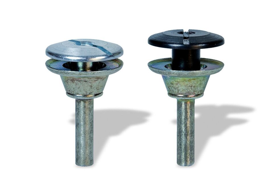 Product afbeelding 3M Scotch-Brite Mandrel 990M adaptor, geel, 6 mm