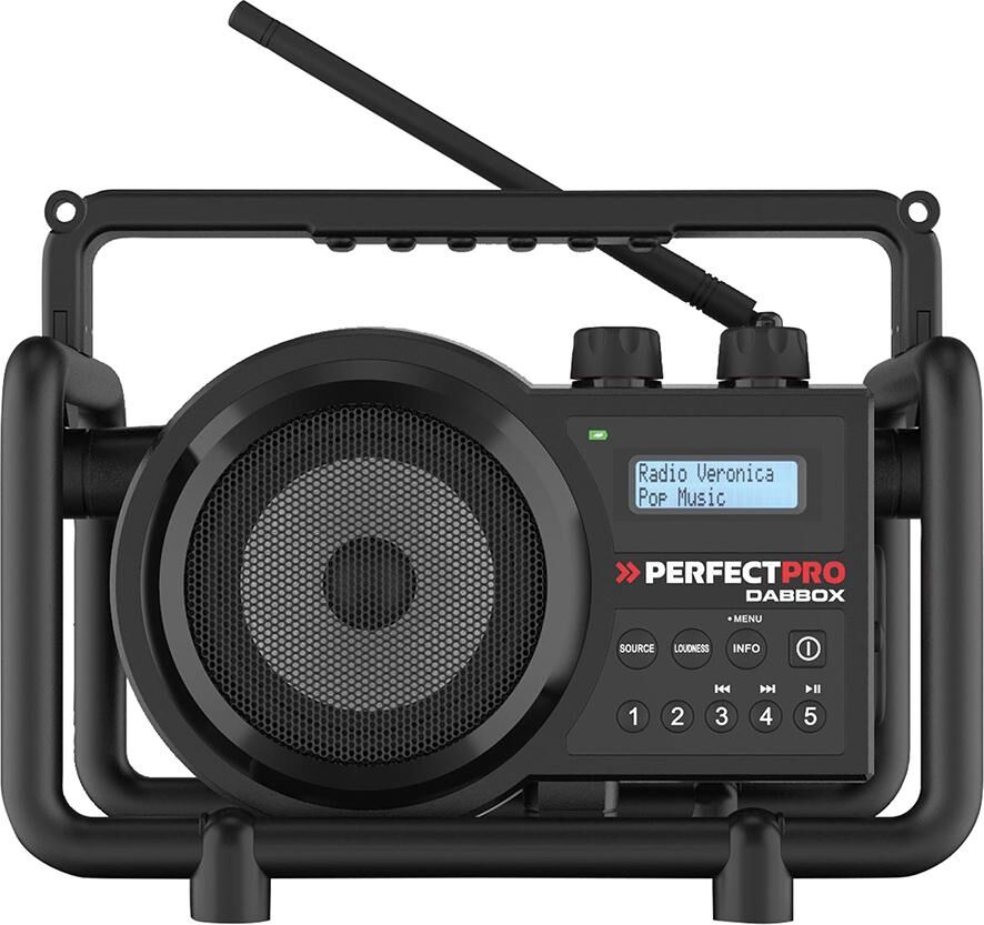 PerfectPro bouw en werk radio DABBOX DBX3